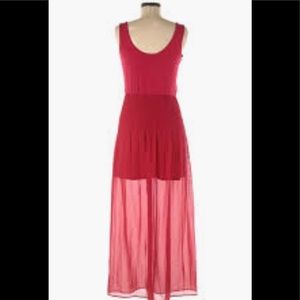 LOVE REIGN red maxi dress NEW